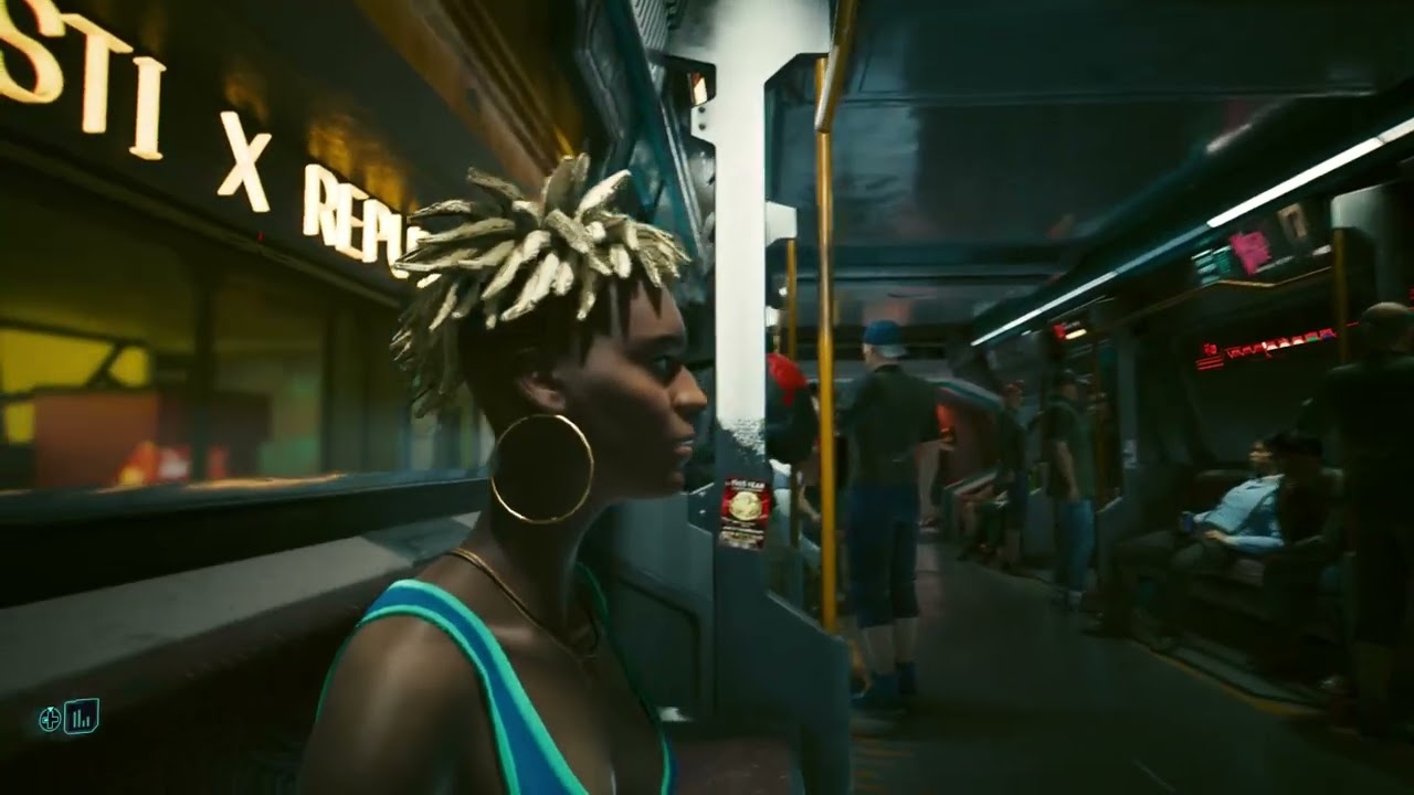 Cyberpunk 2077 NCART A Line : Megabuilding H7 to Eisenhower Street
