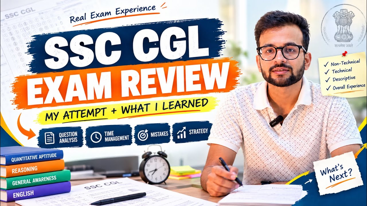 SSC CGL Exam Review 2026 🔥 | My Attempts, Mistakes & Advice for Upcoming Exams