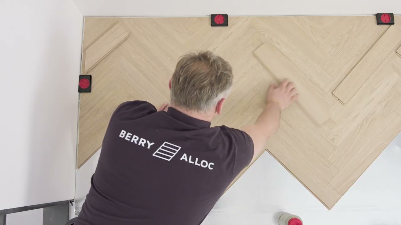 Berry Alloc Chateau Herringbone Laminate Installation Video - Wood2U