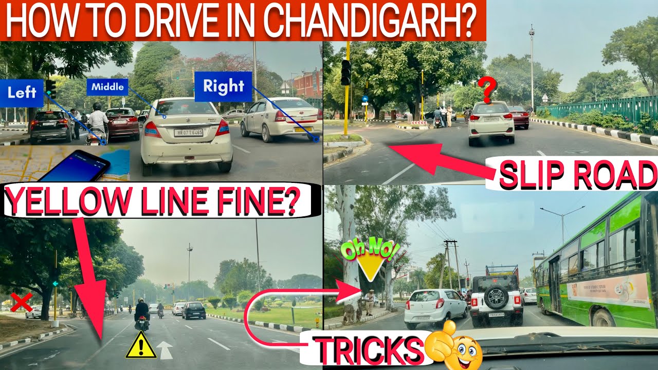 💕🤷&zwj;♂️DRIVE LIKE A PRO IN Chandigarh Avoid Traffic Challans with Ease!|Chandigarh Traffic Rules |