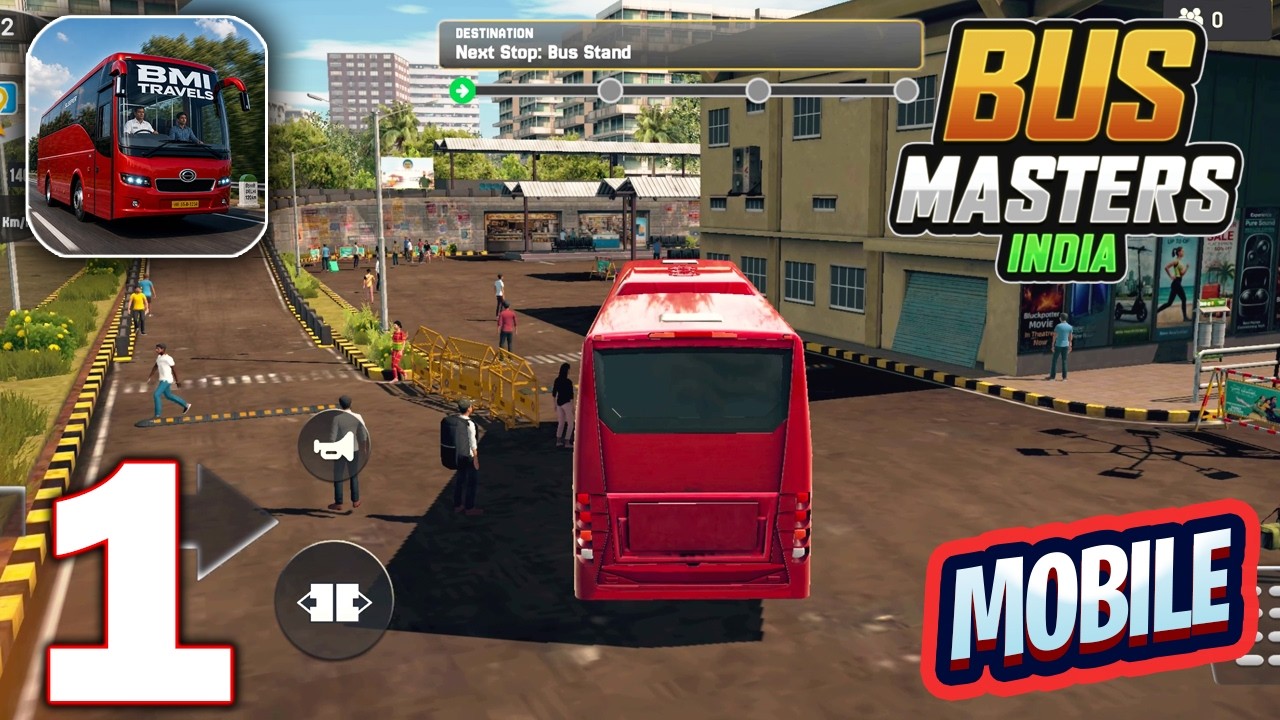 Bus Masters: India Simulator &mdash; Прохождение игры, часть 1 (Android / iOS)