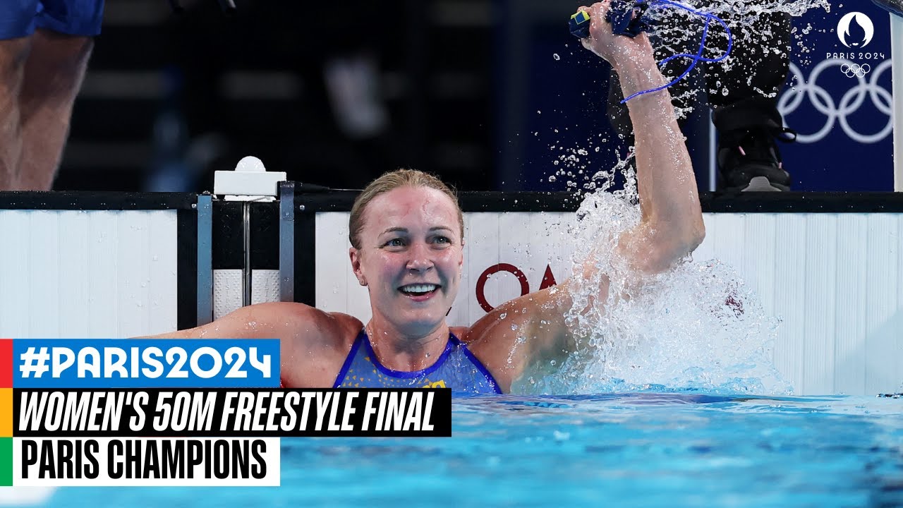 Women's 50m Freestyle Final 🏊‍♀️ | Paris Champions