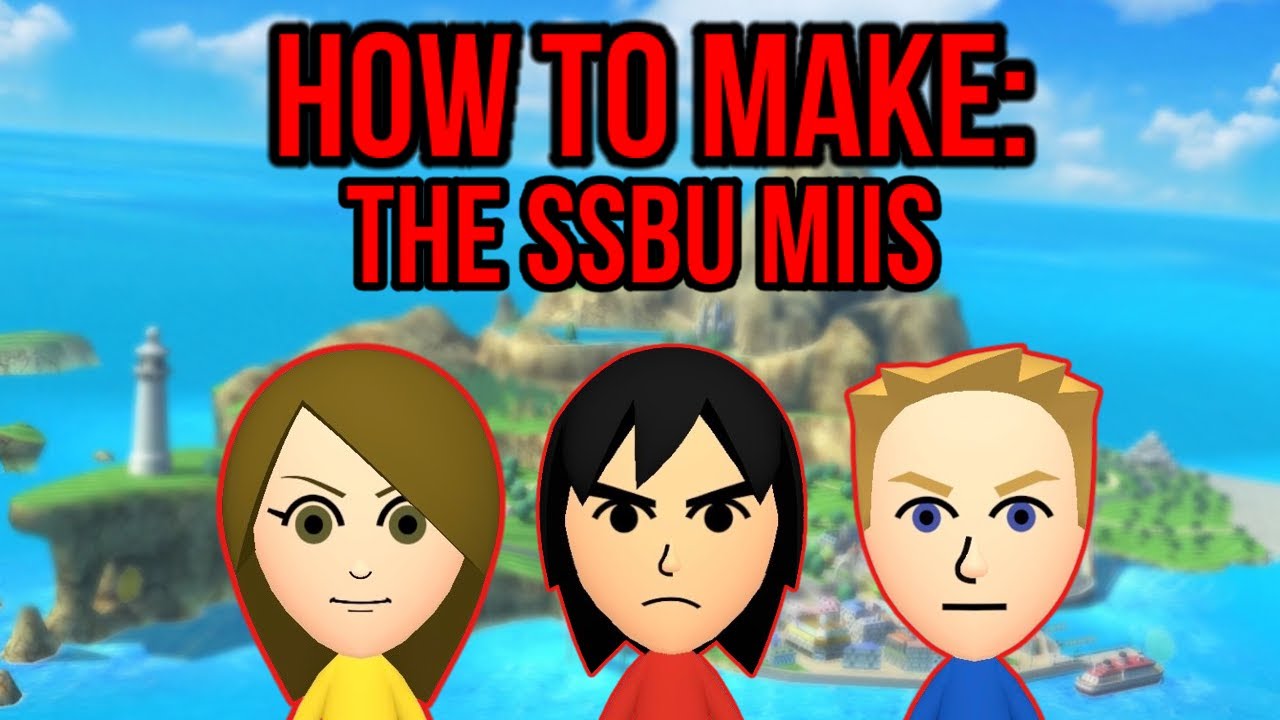 How to make the default Mii Fighters - Super Smash Bros Ultimate