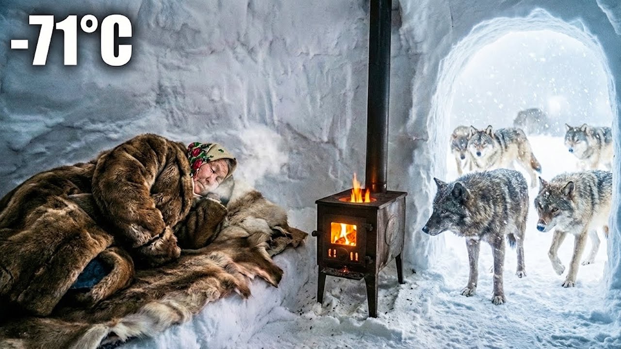 Living in an Igloo: How a 78-Year-Old Survives Predator Attacks Alone | Yakutia Survival