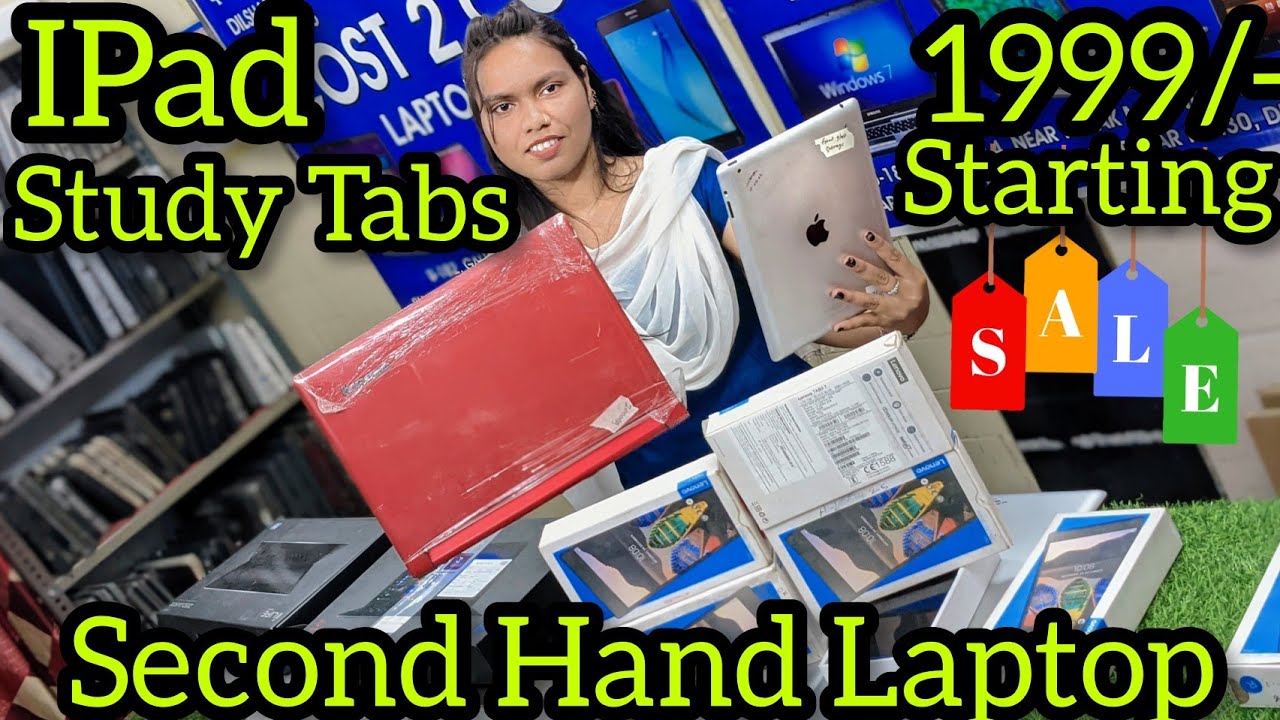 Apple IPad Android Study Tabs || Laptop In Best Price || Second Hand Laptop
