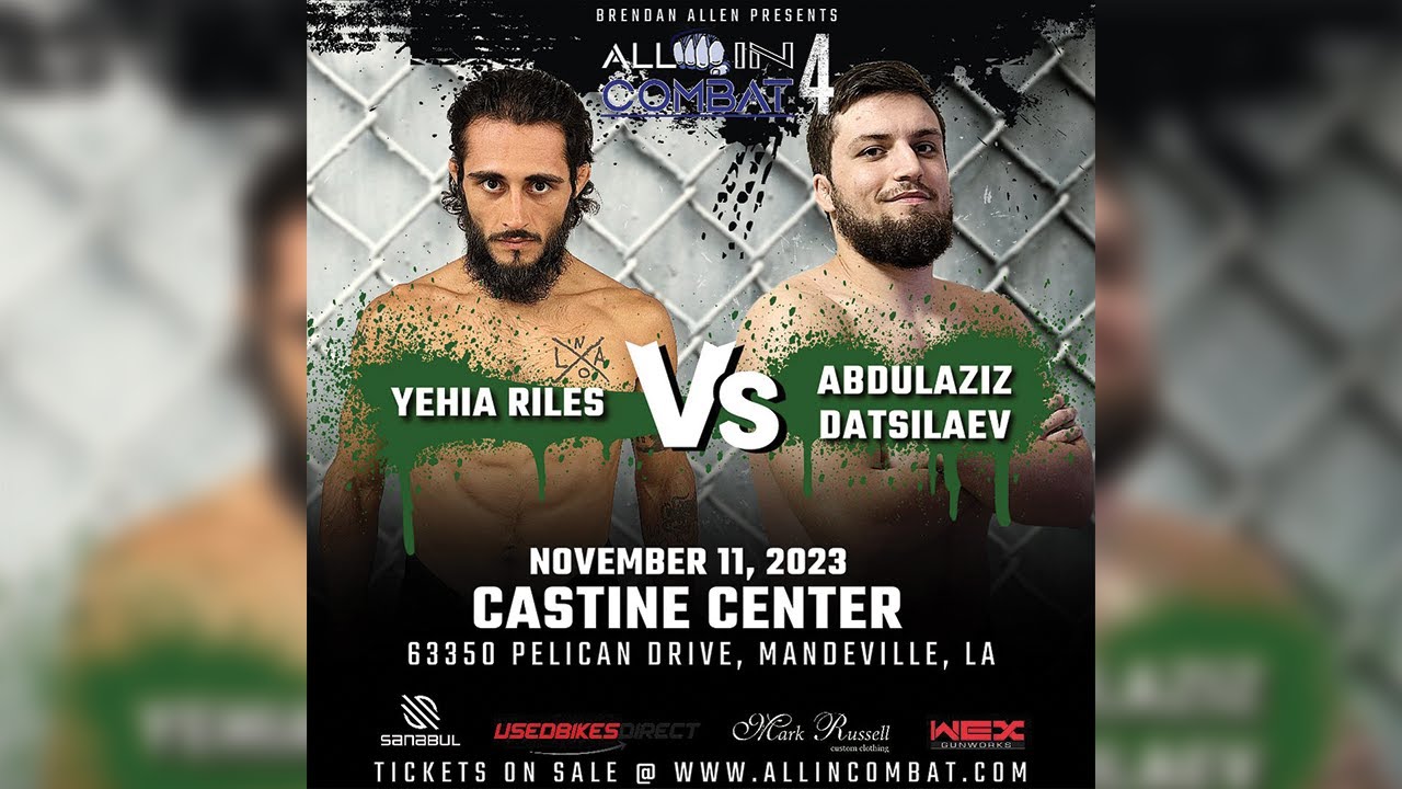 All In Combat 4 - Abdulaziz Datsilaev vs. Yehia Riles