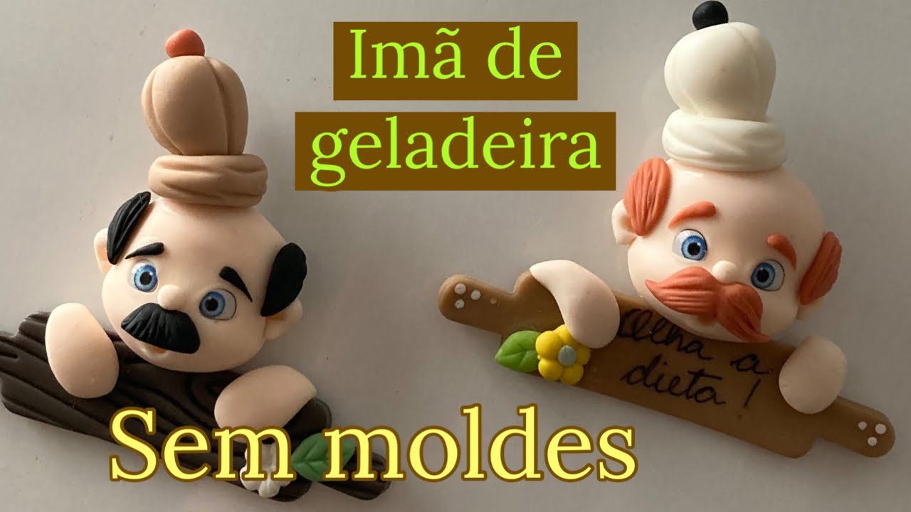 Imã de geladeira/cozinheiro