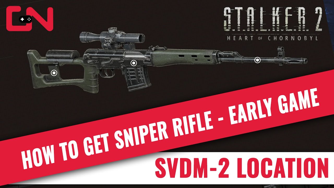Stalker 2: Heart of Chornobyl Early Sniper Rifle SVDM-2 Location