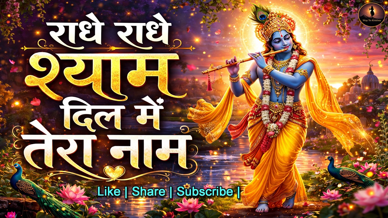 राधे राधे श्याम दिल में तेरा नाम || New Hindi Krishna Worship Song ||