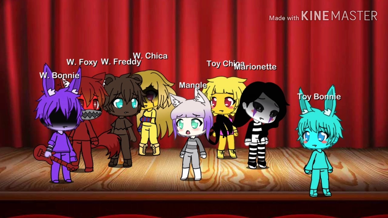 FNAF singing battle// GL // Withered vs Toys