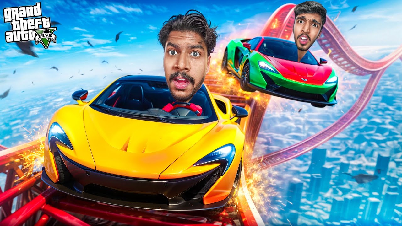 GTA 5 : 1000 IQ TROLL STUNT RACE 😎!!