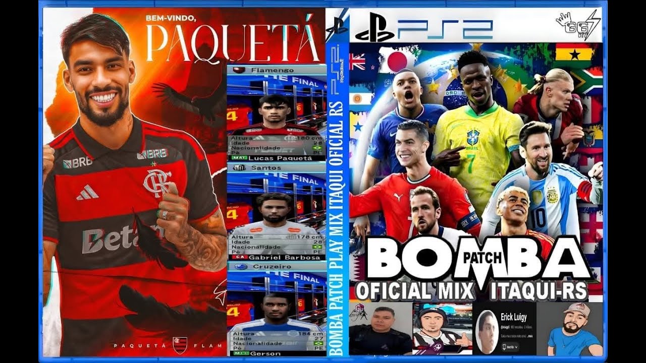 BOMBA PATCH  🔥 NARRAÇÃO LUIS ROBERTO | by ADÃO MIX ITAQUI PS2