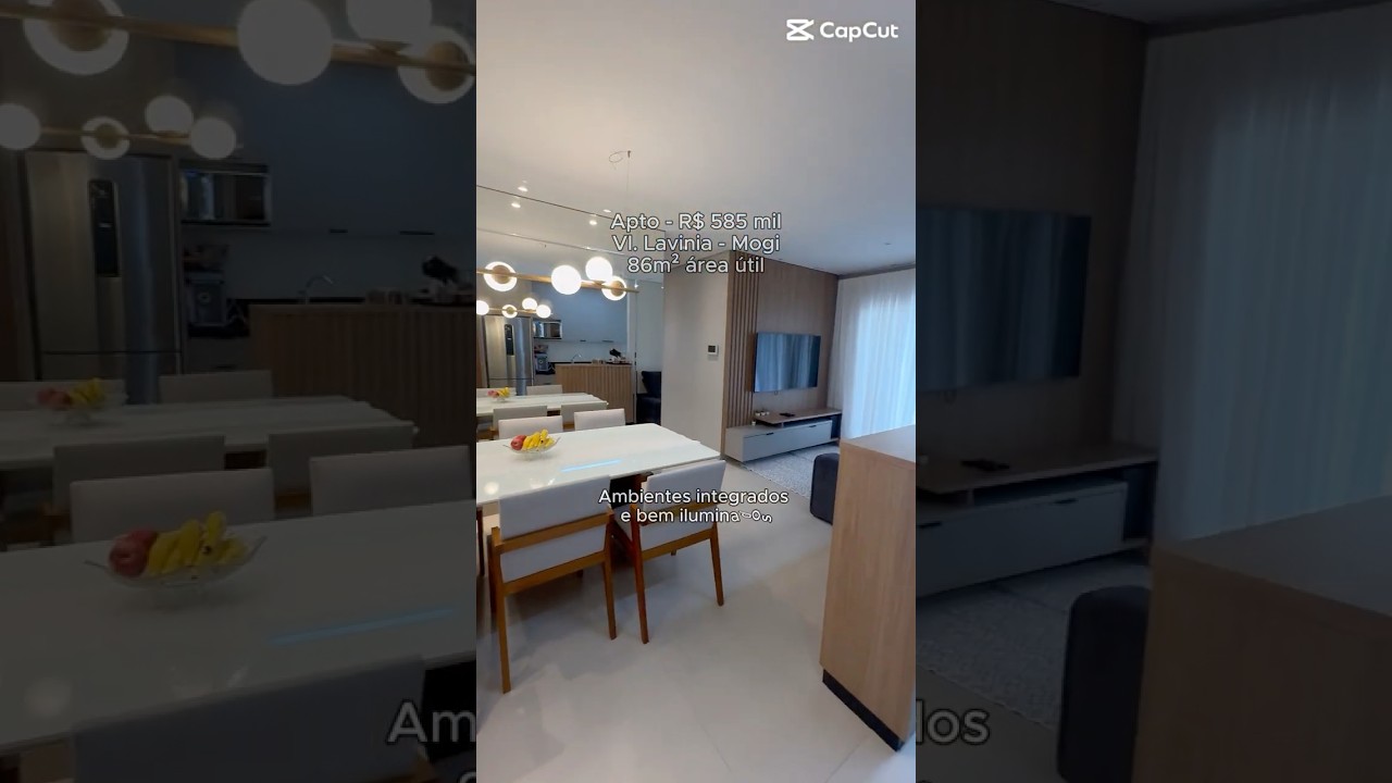 Excelente apartamento &agrave; venda na Vila Lav&iacute;nia em Mogi das Cruzes - SP. Por R$585 mil