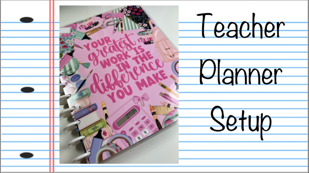 Teacher Planner// 2025-2026// Setup Flip Through