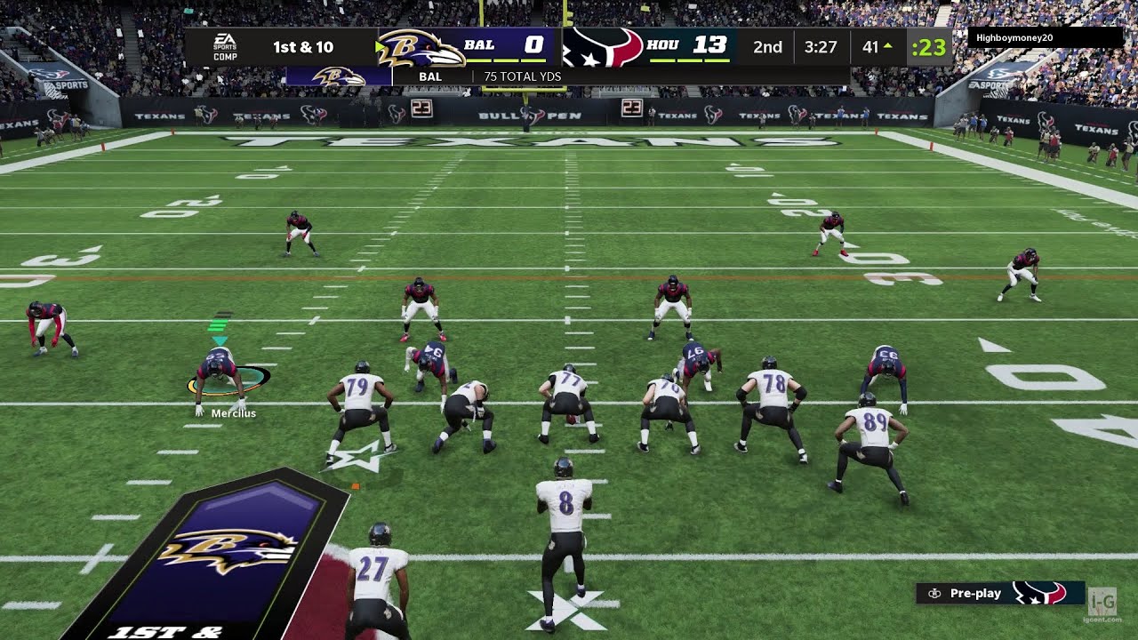 Madden NFL 22 - Online - Xbox One Gameplay (1080p60fps)