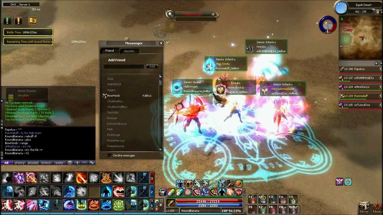 Dekaron DK Square 131-144 AK RoundBanana