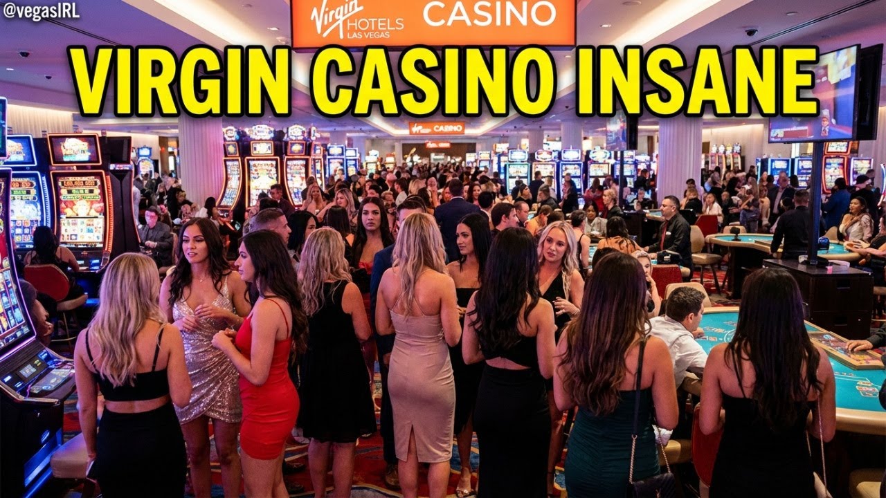 This Virgin Las Vegas casino floor is insane right now