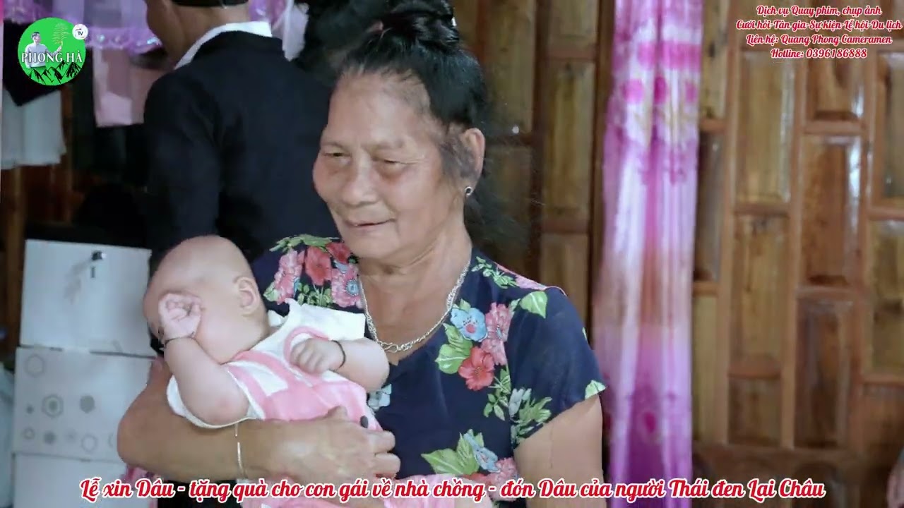 LỄ XIN DÂU - ĐÓN DÂU NGƯỜI THÁI ĐEN LAI CHÂU CR QUANG PHẢN & CÔ DÂU THANH XUÂN HUỔI PHA 1 - LAI CHÂU
