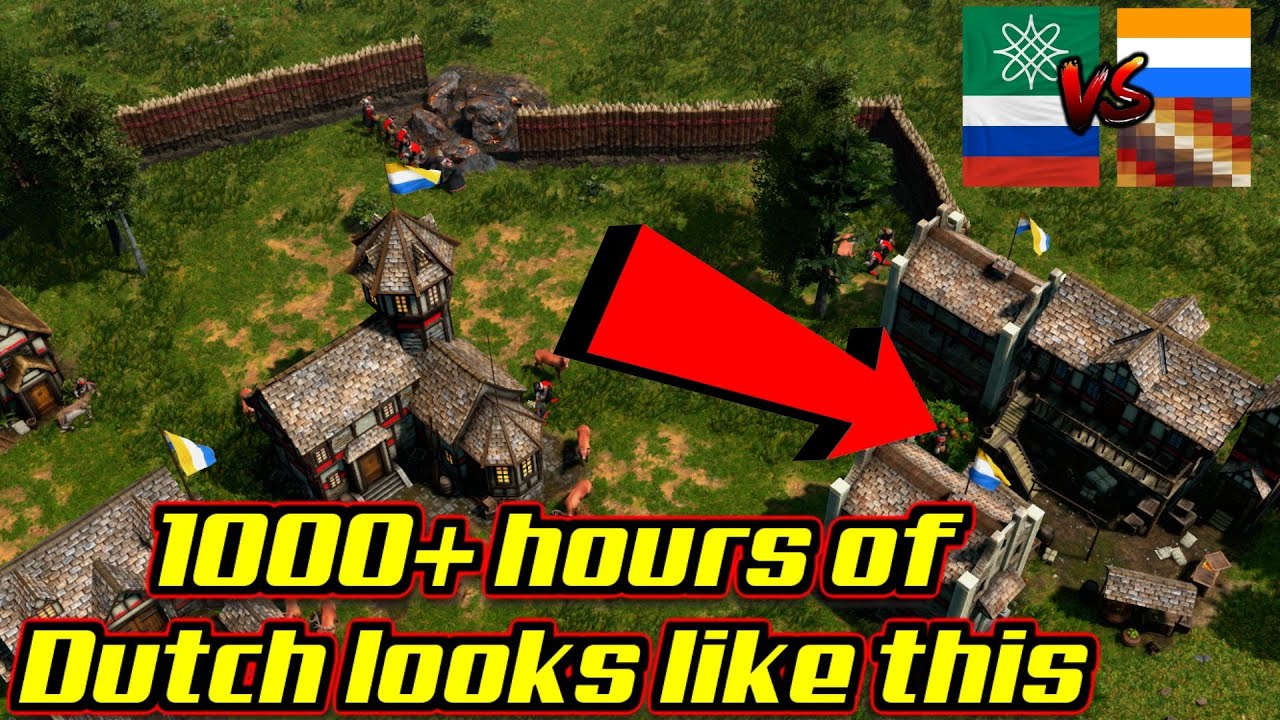 The best DUTCH base building you will ever see!!!  AOE3