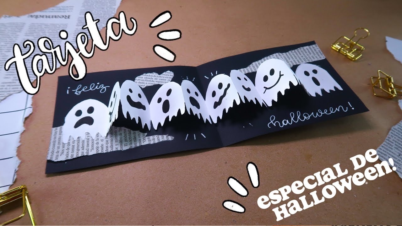 ¡Tarjeta de HALLOWEEN! 🎃 Especial de octubre!
