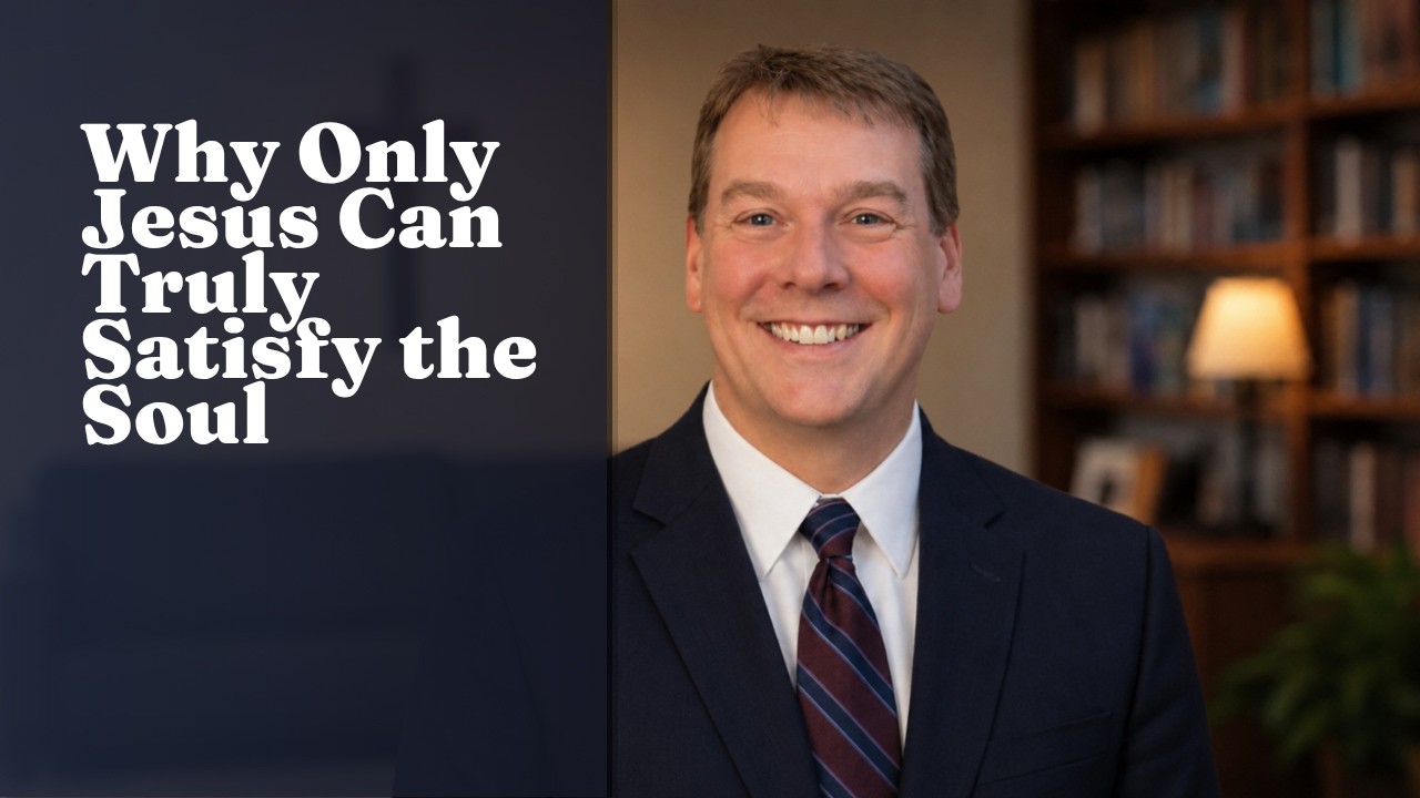Only Jesus Can Satisfy the Soul - and He Must Be Lord