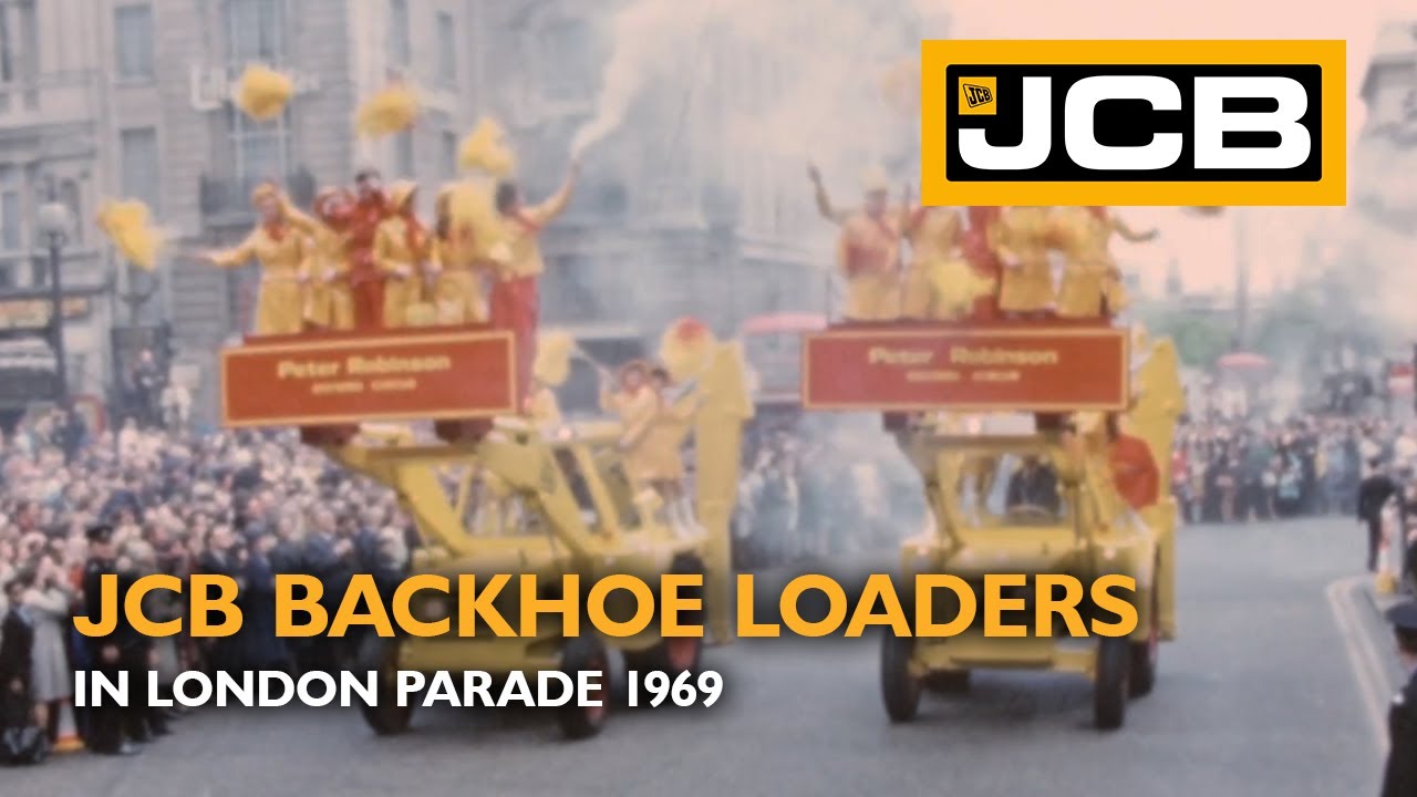 JCB Backhoe Loaders in London Parade