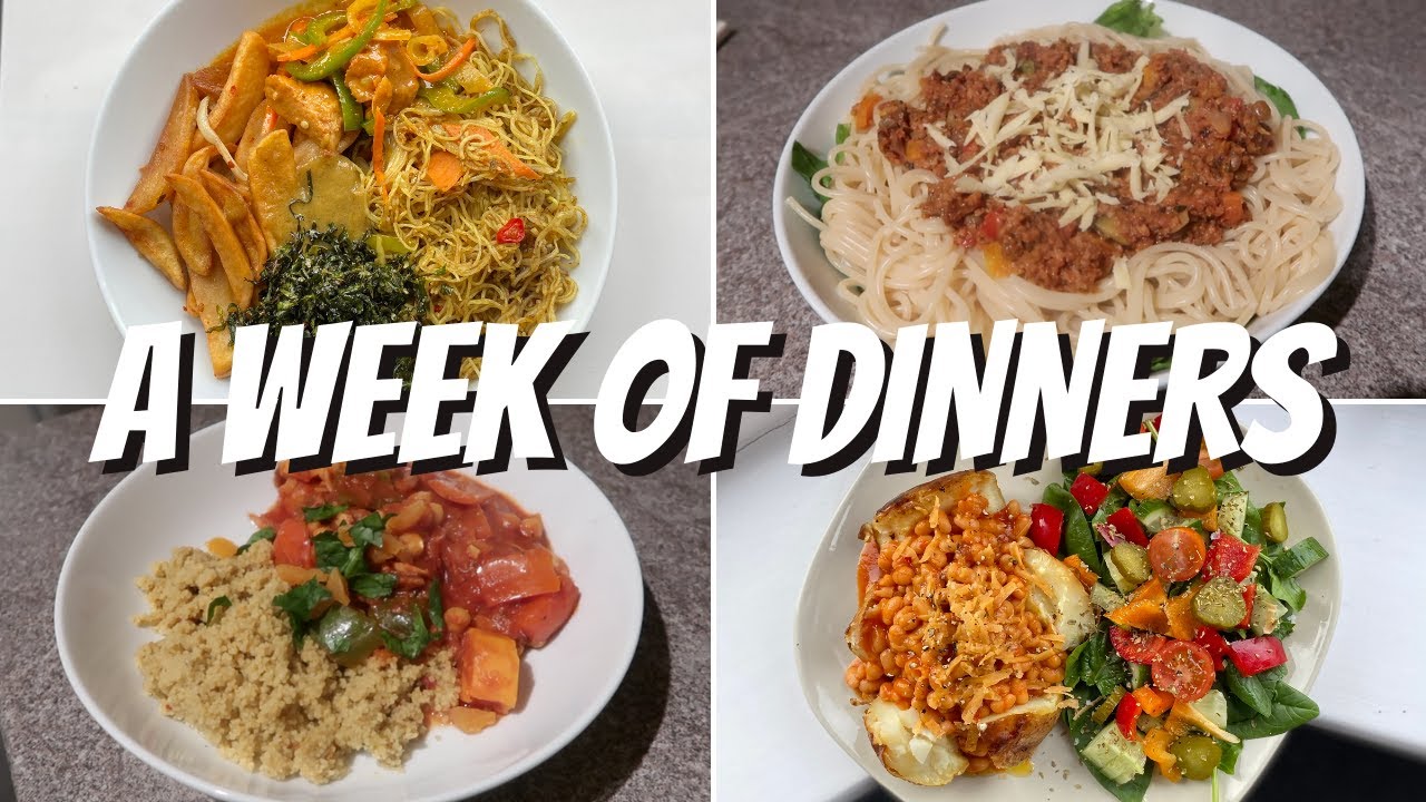 WHAT I ATE FOR DINNER THIS WEEK // Cheap Vegan Meal Ideas