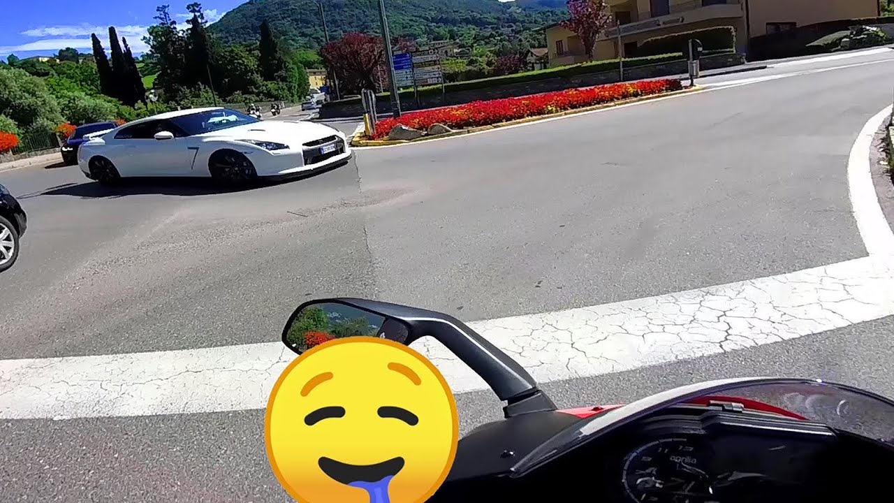 Sotto il lago di como in moto |Aprilia RS 125|