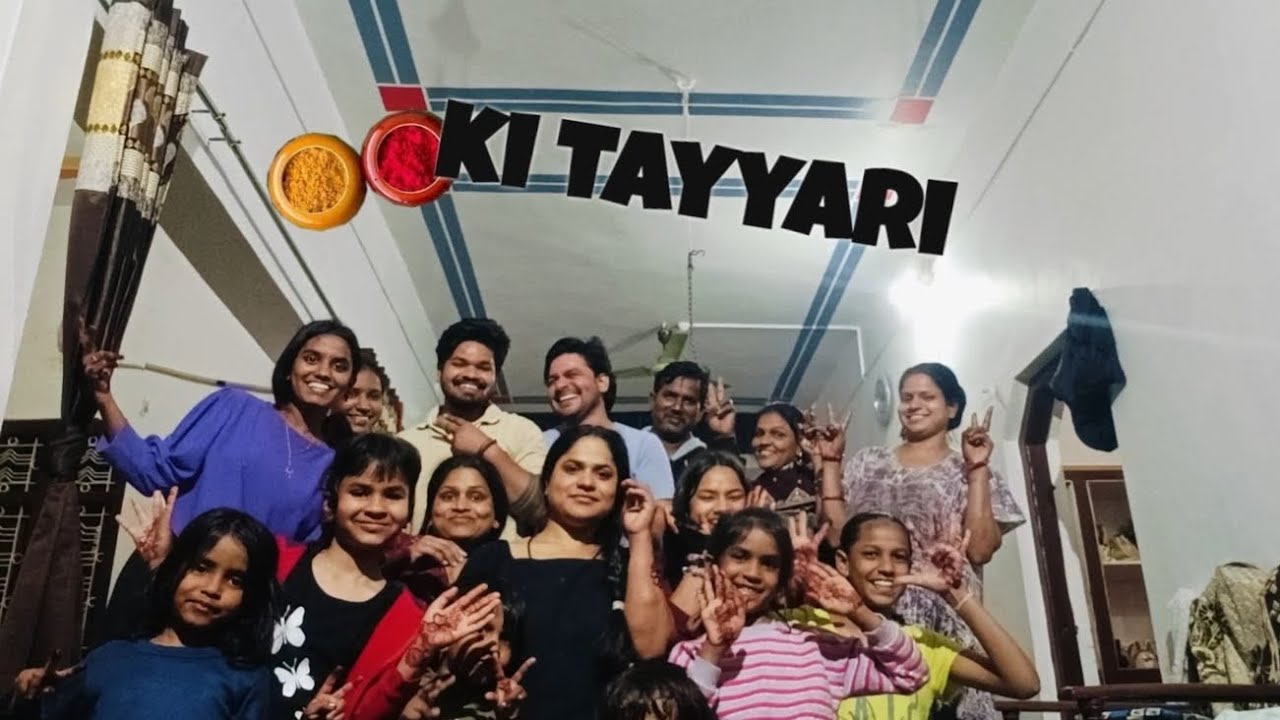 Mama ke tilak ki tyaari ....🥳 |Village vlog| shaadi ka ghrr🏡|@Anishkagupta06|
