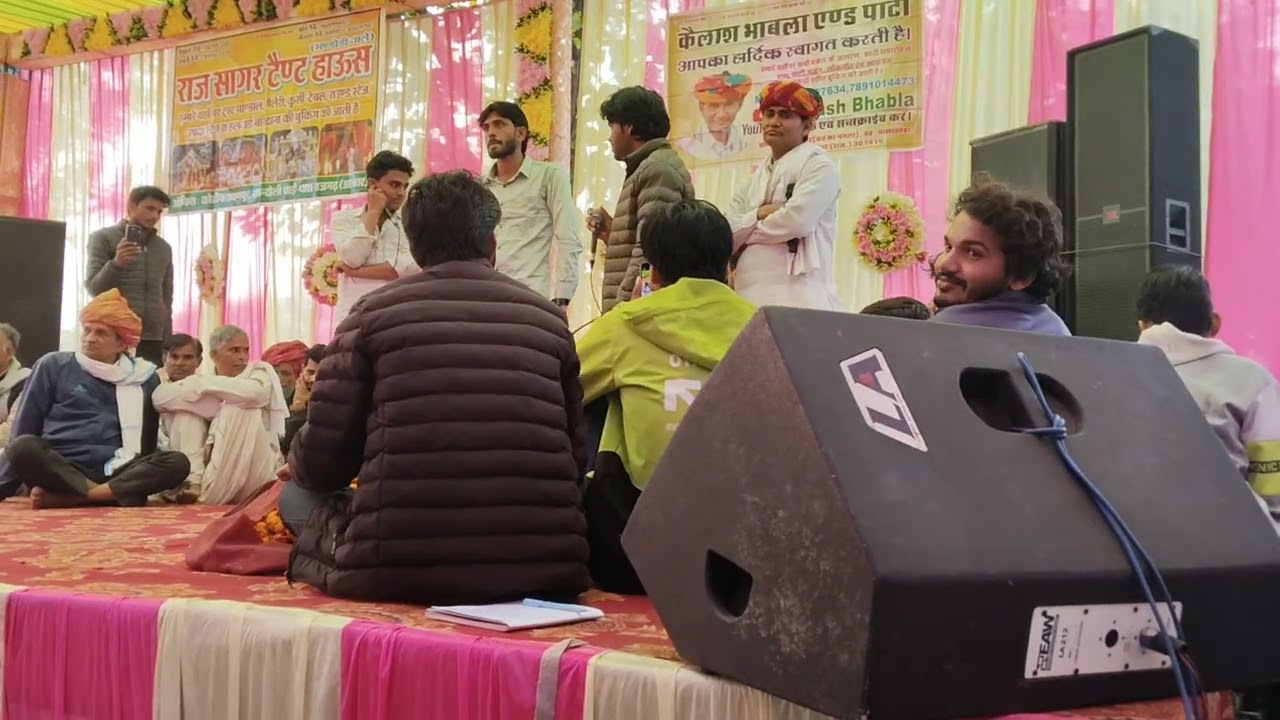 लाइव प्रोग्राम ढांचा दंगल  सिंगर हरिसिंह धौलान V's अभिषेक ककरोडा V's कैलाश भाबला V's Raj Meena 