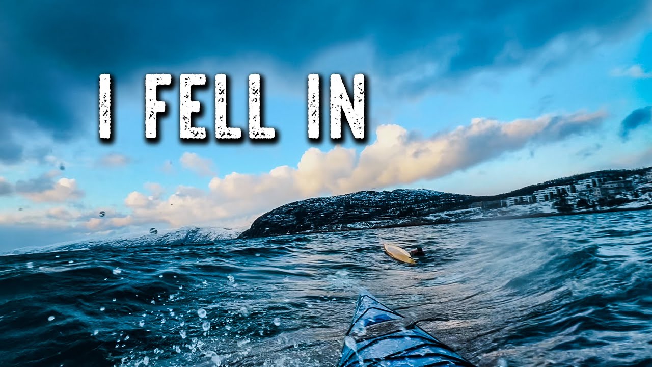 I fell in while winter kayaking in the Arctic