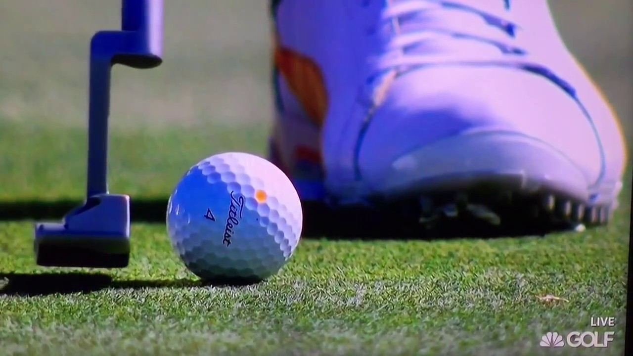 Rickie Fowler - Putting Ultra Slow Motion (Ball Skidding... )