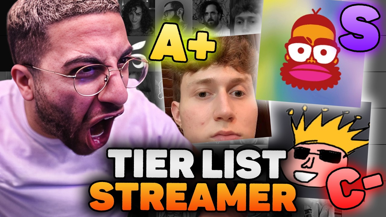 Gioee ESAGERA con la TIER LIST degli Streamer ITALIANI!