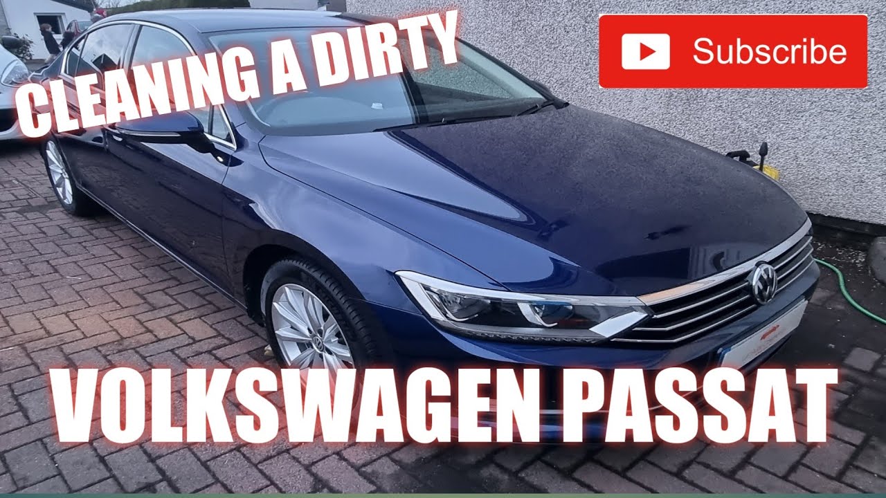 Cleaning a Dirty Volkswagen Passat. Safe 2 bucket wash + interior deep clean. Time-lapse. ASMR.