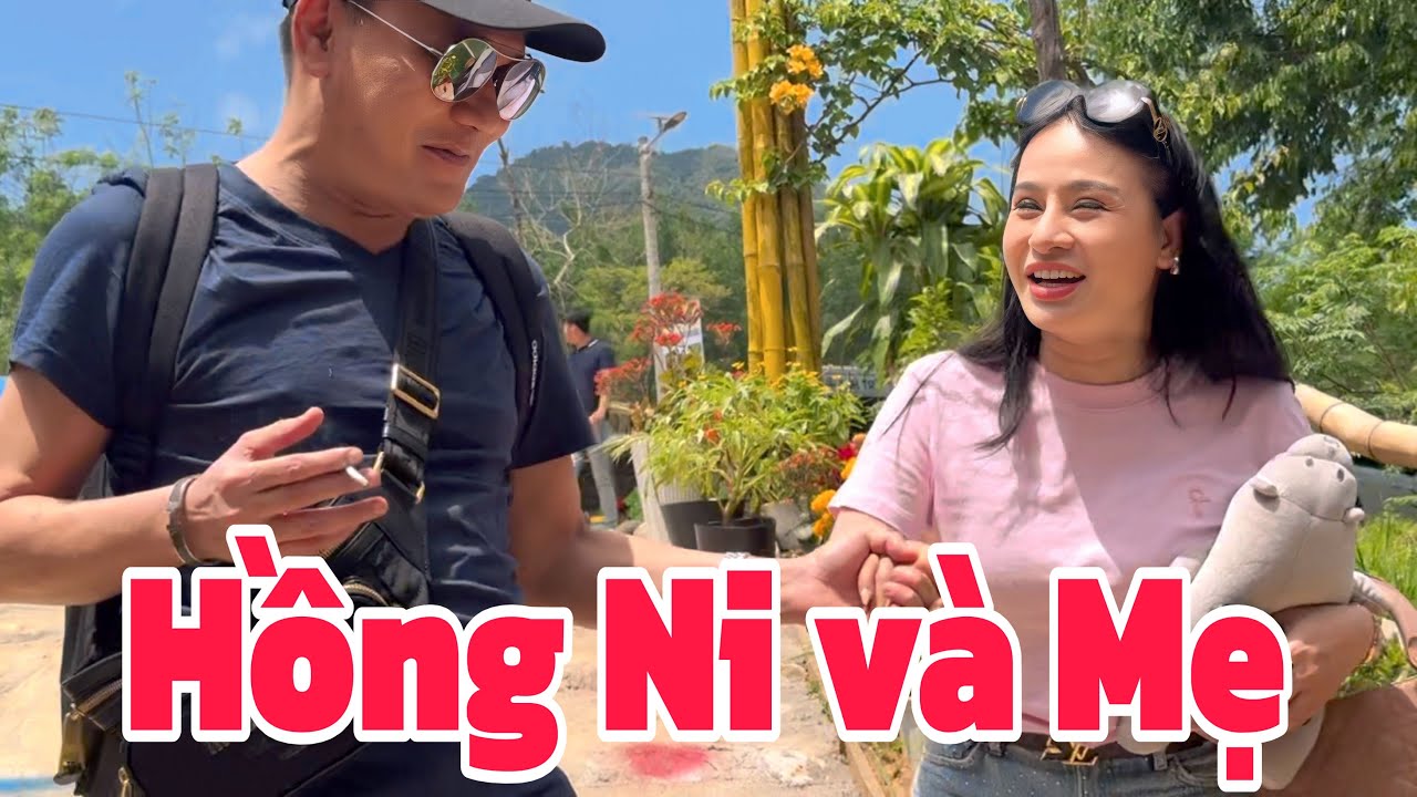 Hồng Ni giới thiệu Mẹ, cùng anh Team đến Suối Tà Má, trưa 18/3