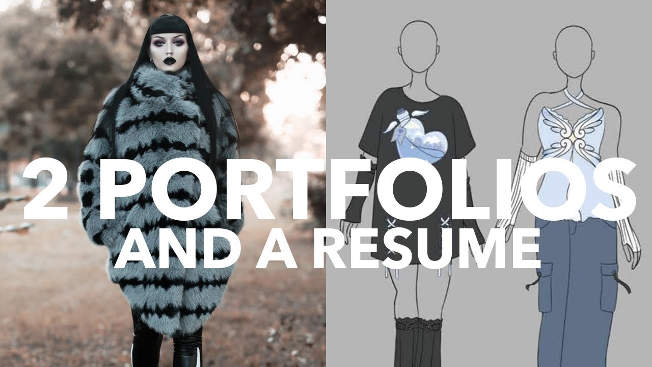 Fashion Design Critique: 2 Portfolios + 1 Resume