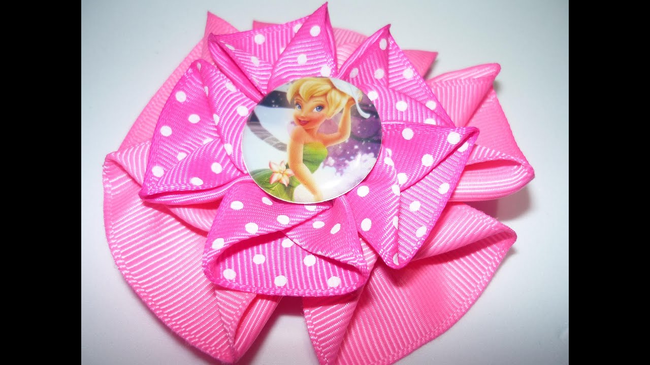Como Hacer Flor Facil de cinta,How to Make Flower Easy ribbon