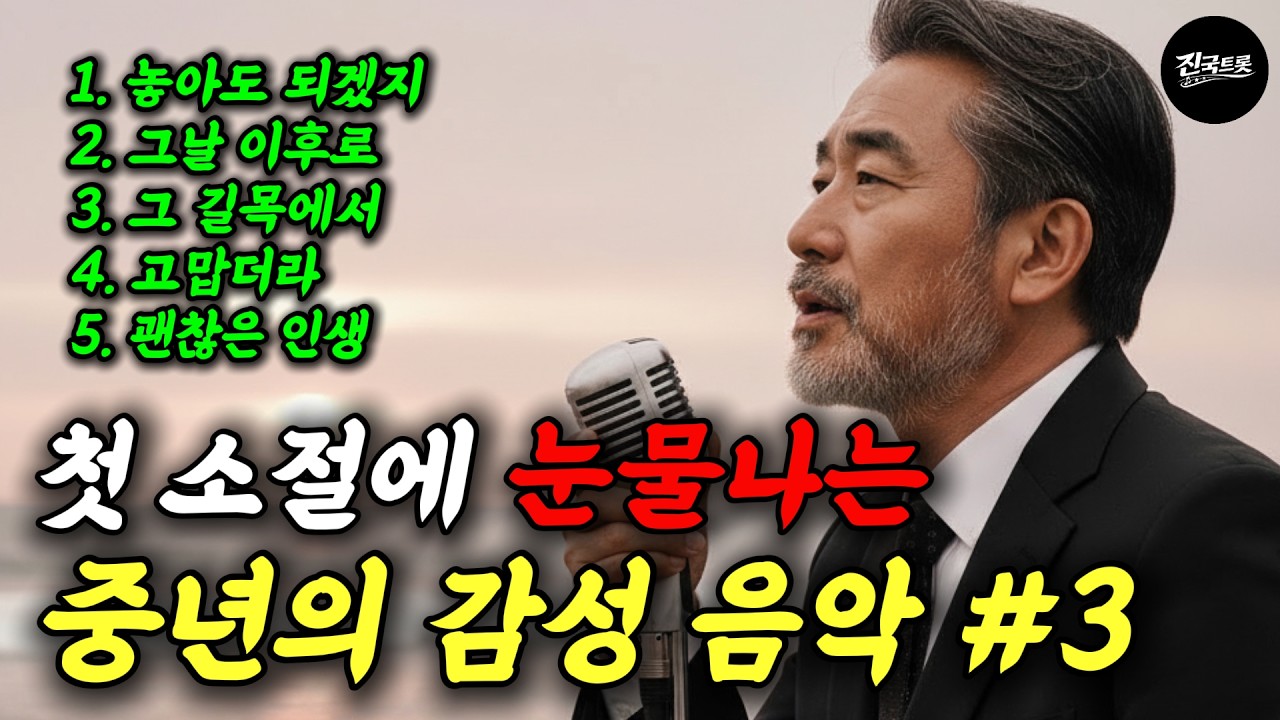 첫 소절부터 가슴이 울컥하는 중년 인생 노래｜중년 감성 트로트 명곡 모음