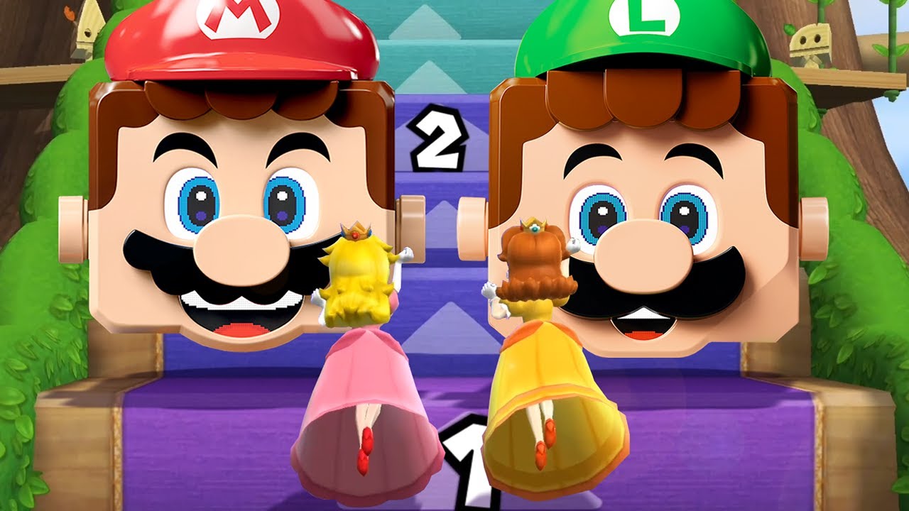 Mario Party 9 Step it up - Mario Vs Peach Vs Daisy Vs Luigi (Master Cpu)