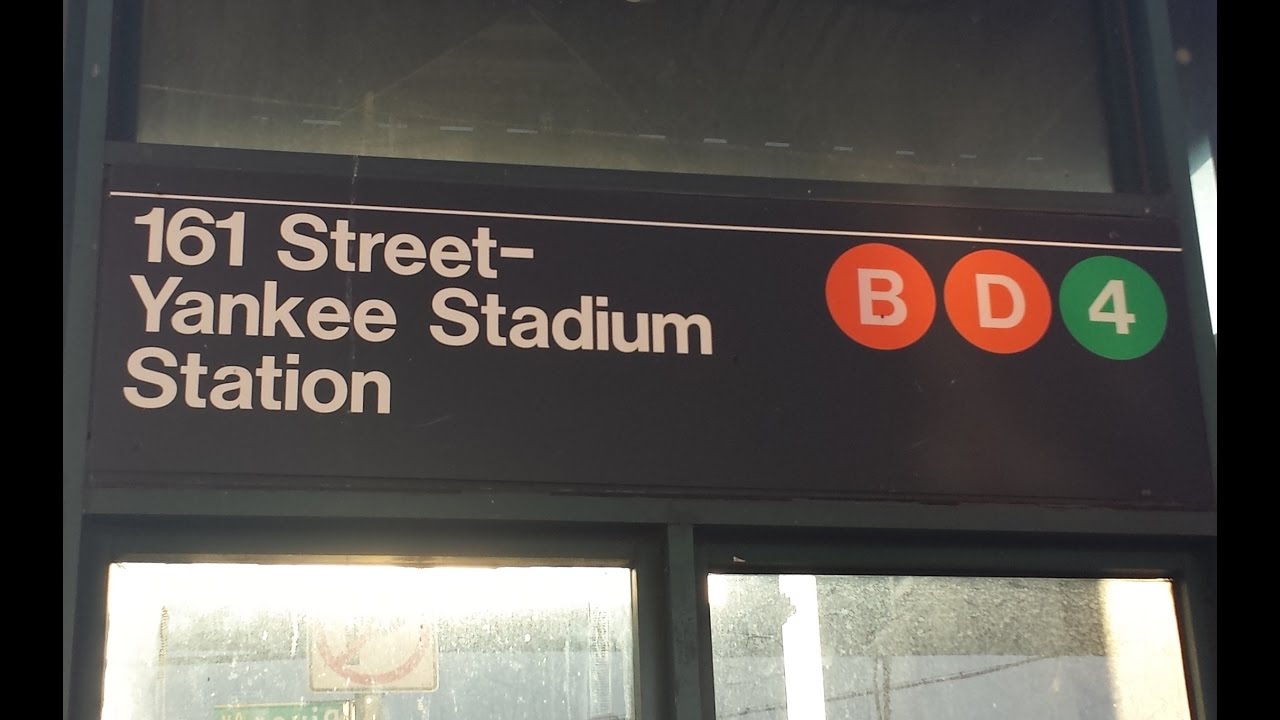MTA New York City Subway: R68/A & R142 (B) (D) (4) Trains @ 161st Street-Yankee Stadium