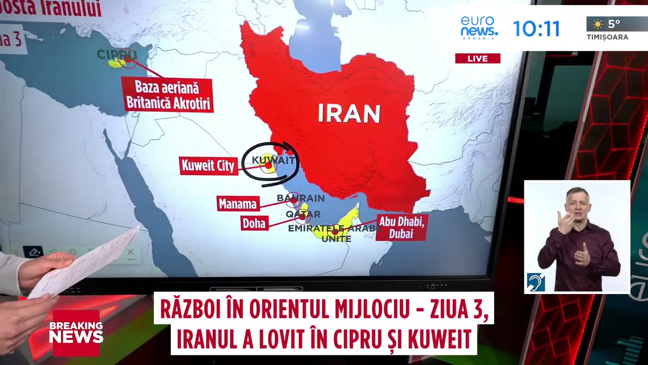 Război în Orientul Mijlociu. Iranul a lovit în Cipru și Kuweit