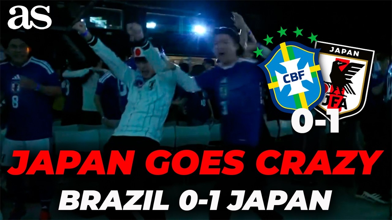 JAPAN FANS going CRAZY after Japan's goal against Brazil: HISTORY of the SPORT in the country