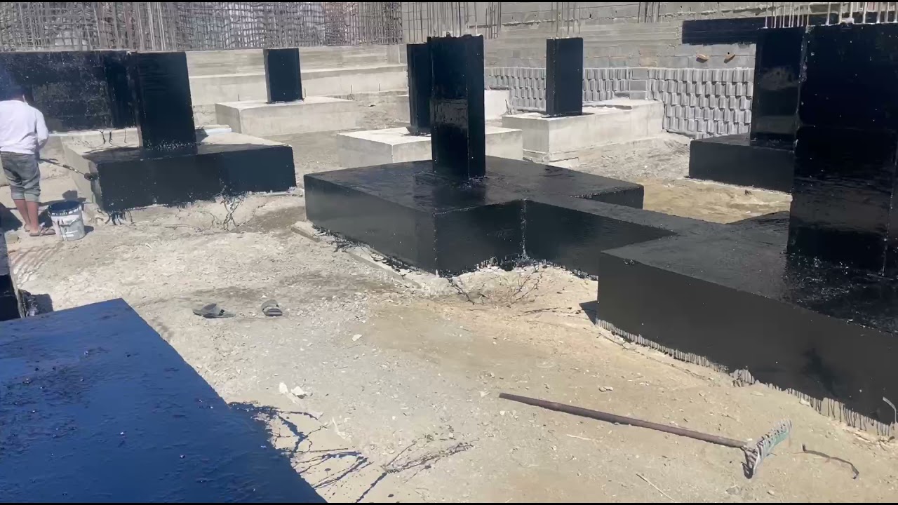 أعمال عزل ونظافة القواعد والأرقاب والمواد المستخدمه للعزل