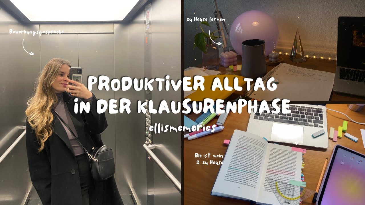 ellis diaries ep. 9 | produktiver Vlog in der Klausurenphase II, Bewerbungsgespräche & Bibdates