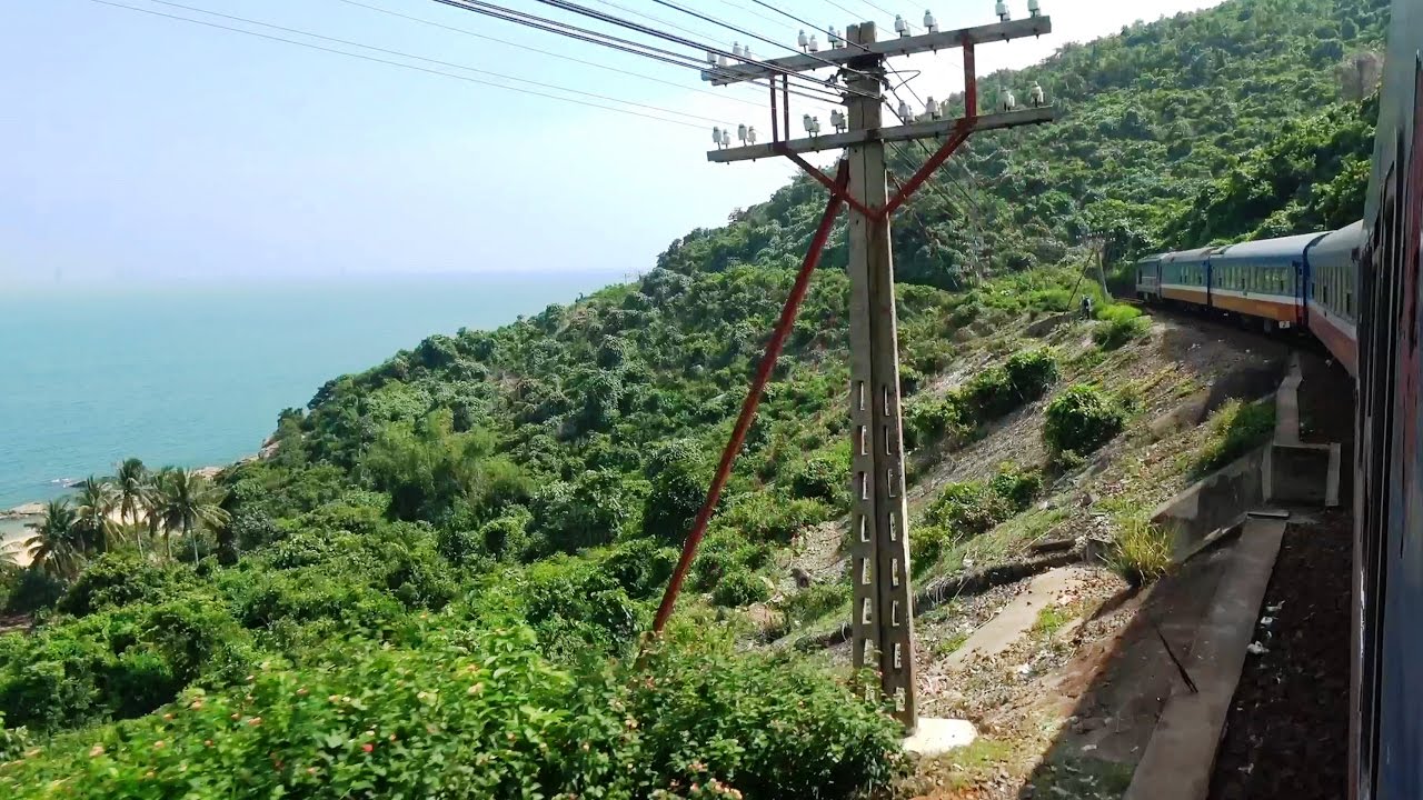See Vietnam’s Stunning Coastline by Train - Hue to Da Nang - 4K