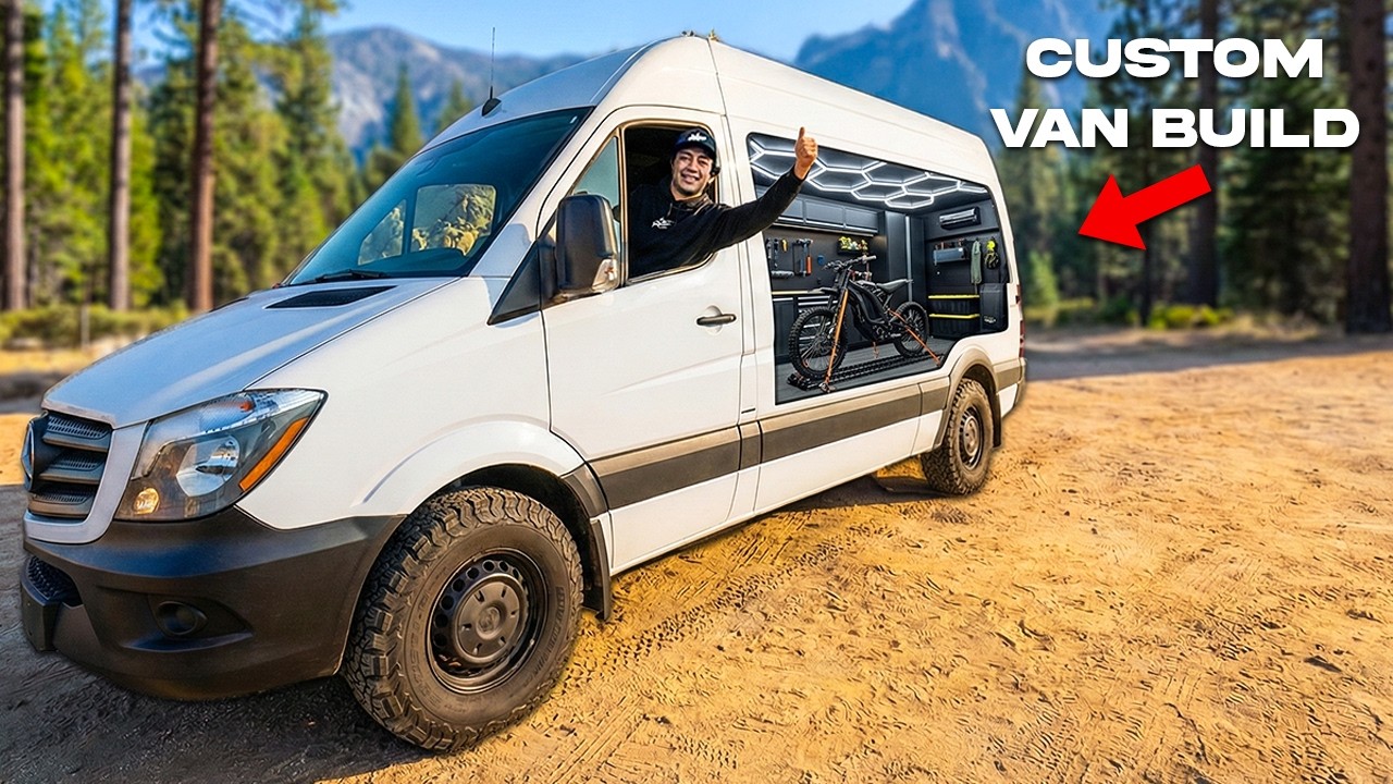 I Built My Dream Moto Camper Van in 22 Days