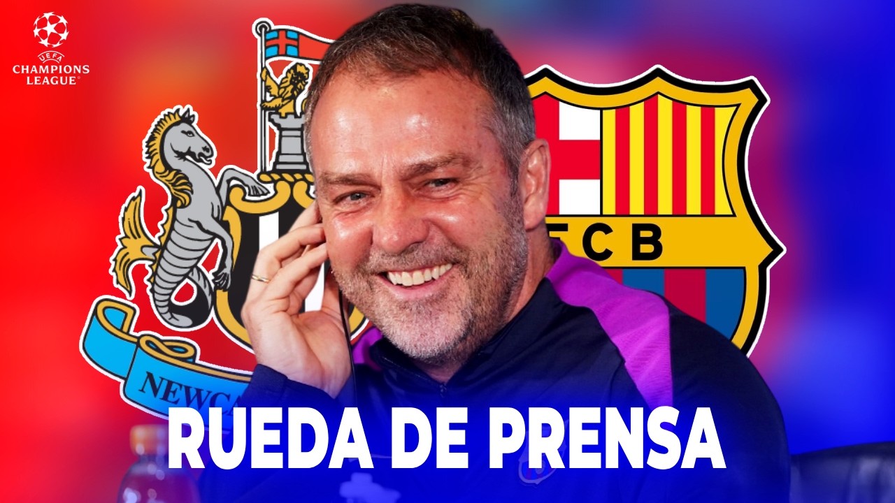 Rueda De Prensa Hansi Flick | Newcastle x Barcelona - Champions League 25/26