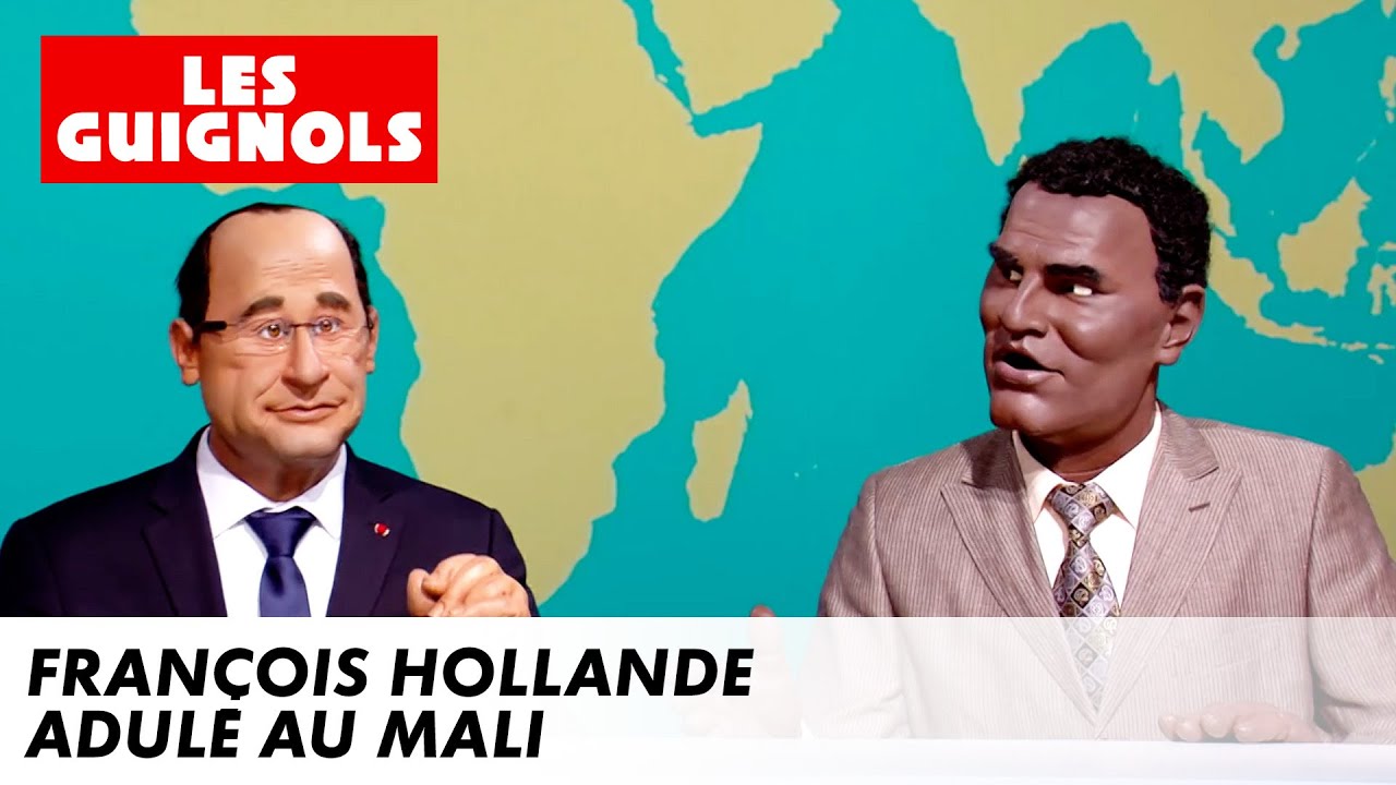 François Hollande adulé au Mali - Les Guignols - CANAL+