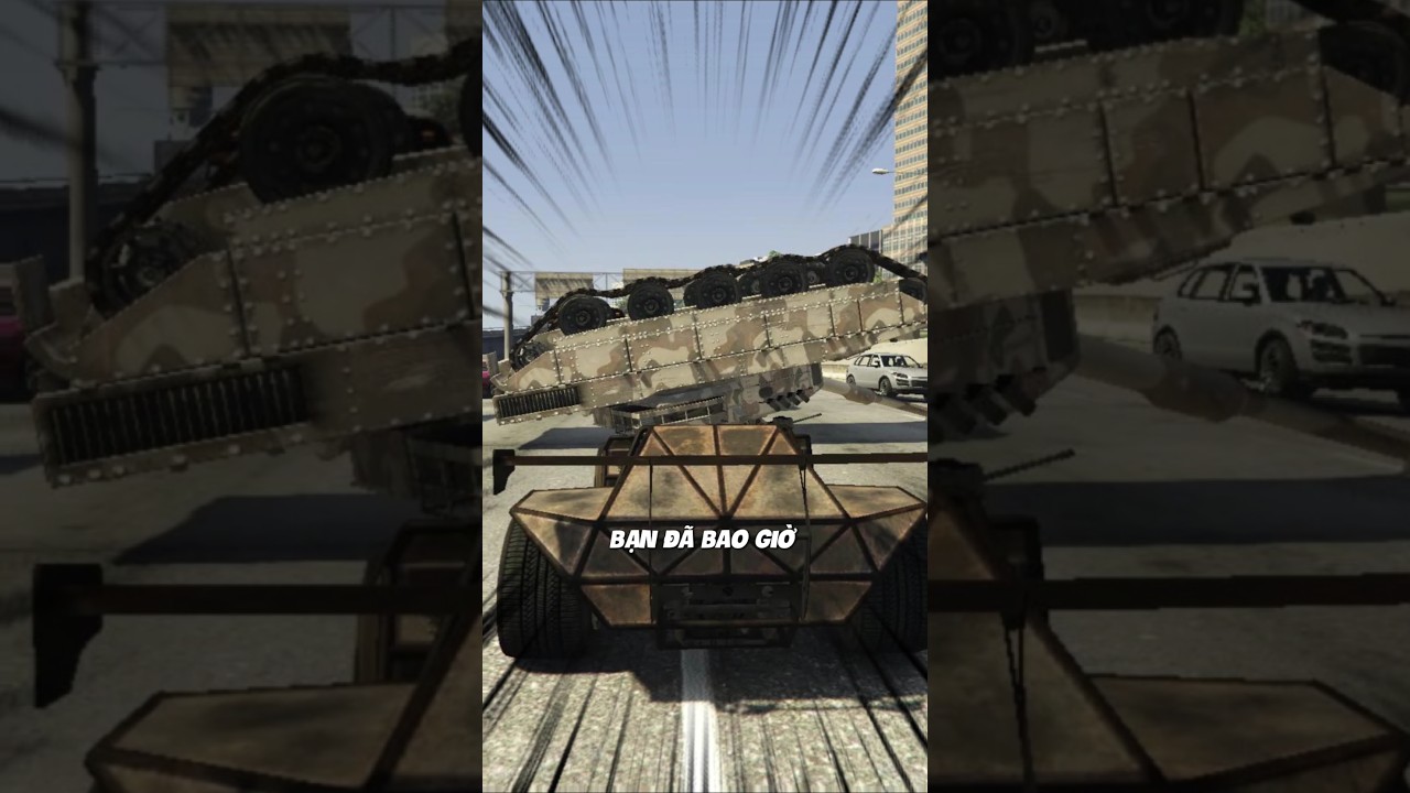 Chiếc Xe Ủi Bay Mọi Thứ Trong GTA 5 #gta #gta5 #gtav #gtarp