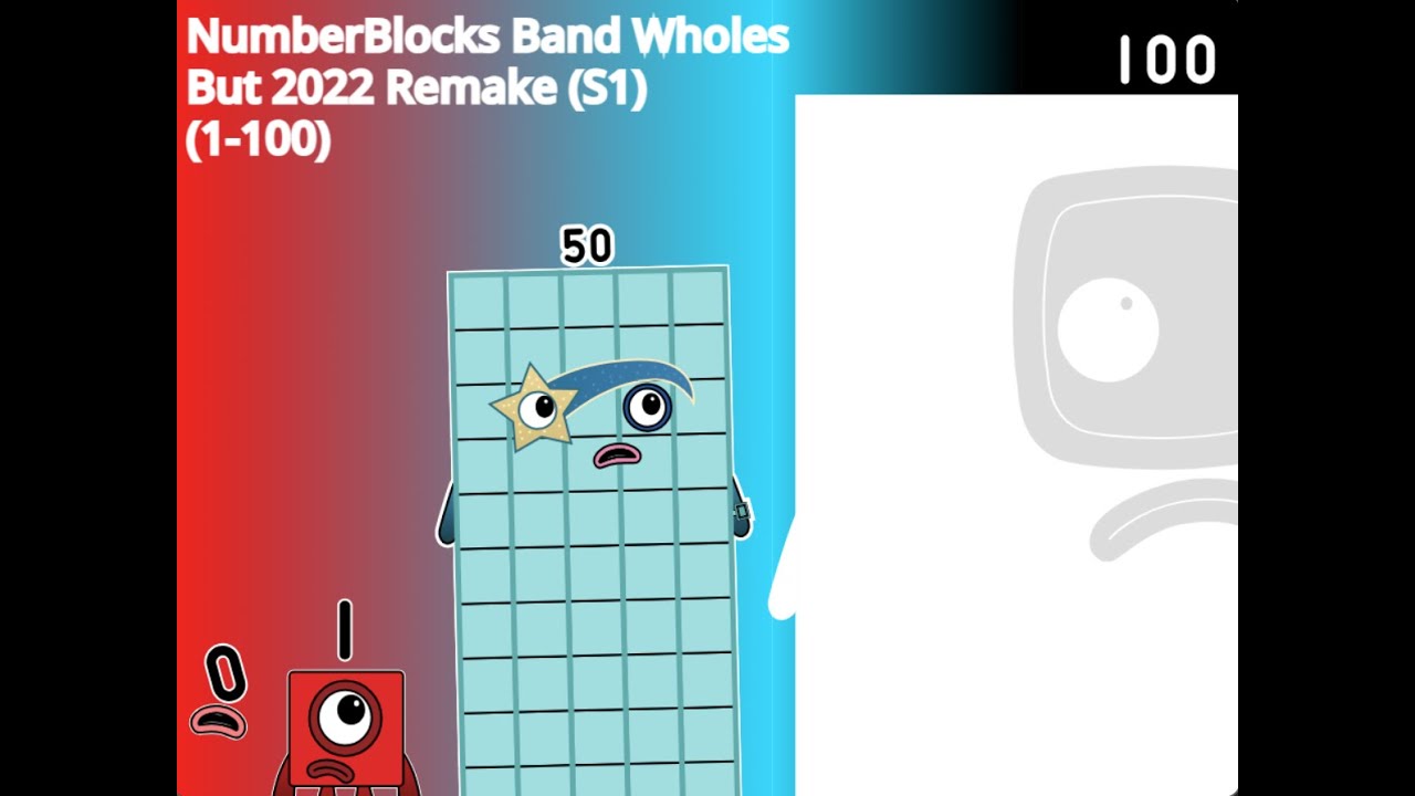 NumberBlocks Band Wholes But 2022 (Remake) (S1) (1-100)